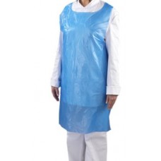 Disposable PE Aprons on Roll (200) - White, blue